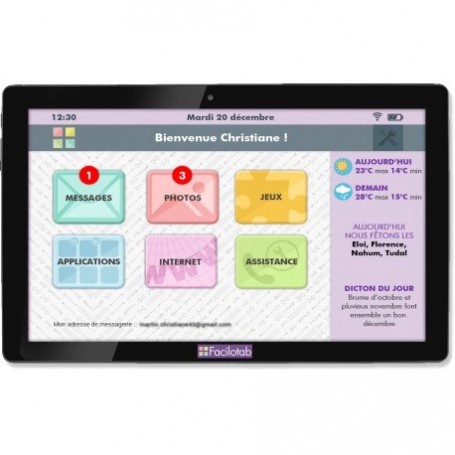 Découvrez la nouvelle tablette Facilotab XL avec clavier ! - Facilotab