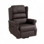 Fauteuil Releveur Porto Simili Cuir Chocolat