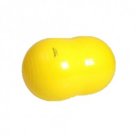 Ballon Cacahuète Physio Roll Jaune / diamètre 55cm